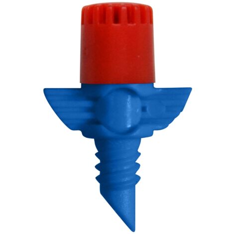 Lot de Micro Aspersion MaxiJets Jardibric Lot de 10 Gicleurs à 1 Bars Portée de 2.3m Débit de 36L/h avec un Angle de 360°