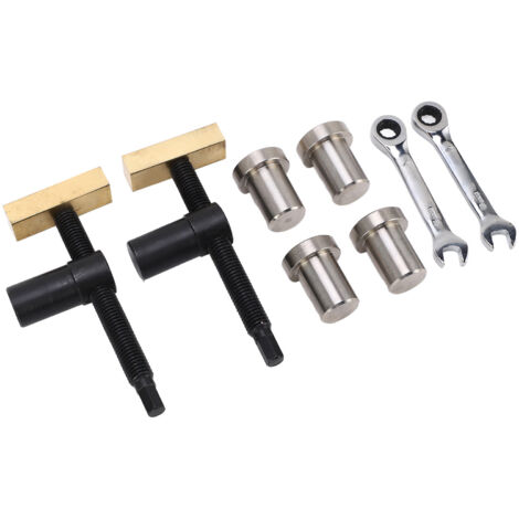 Lot de pinces robustes en laiton et acier inoxydable, outil de serrage réglable pour établi, 20mm noir