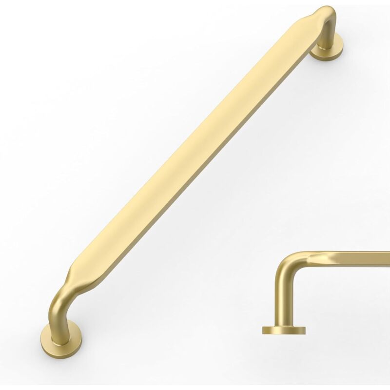 Lot de poignées d'armoires de cuisine en alliage de zinc doré brossé de 160 mm avec vis pour bureau, tiroir, placard, etc. Lot de poignées d'armoires de cuisine en alliage de zinc doré brossé de 160 mm avec vis pour bureau, tiroir, placard, etc.