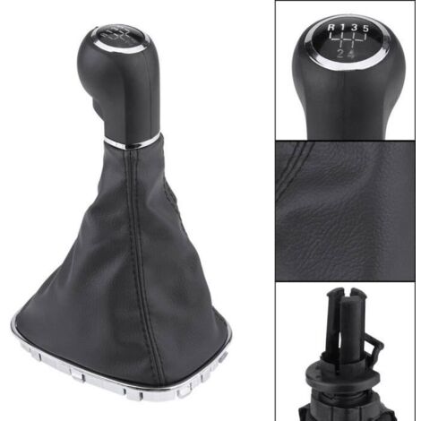Lot de Pommeau Levier De Vitesse À 5 Vitesse avec Couvre-Soufflet Pour Opel / Vauxhall Corsa D 2006-2014