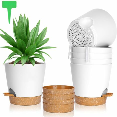 Pot Plastique Blanc pour Plante – Pots de Fleurs and Co