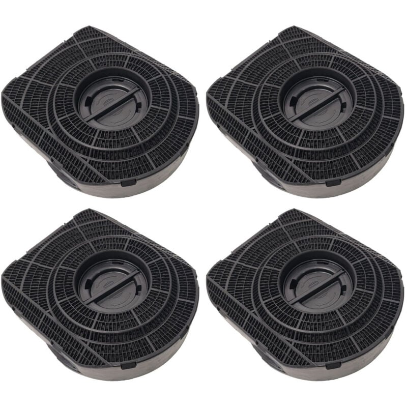 Whirlpool - Lot de quatre Filtres charbon type 200 200X180X28 mm