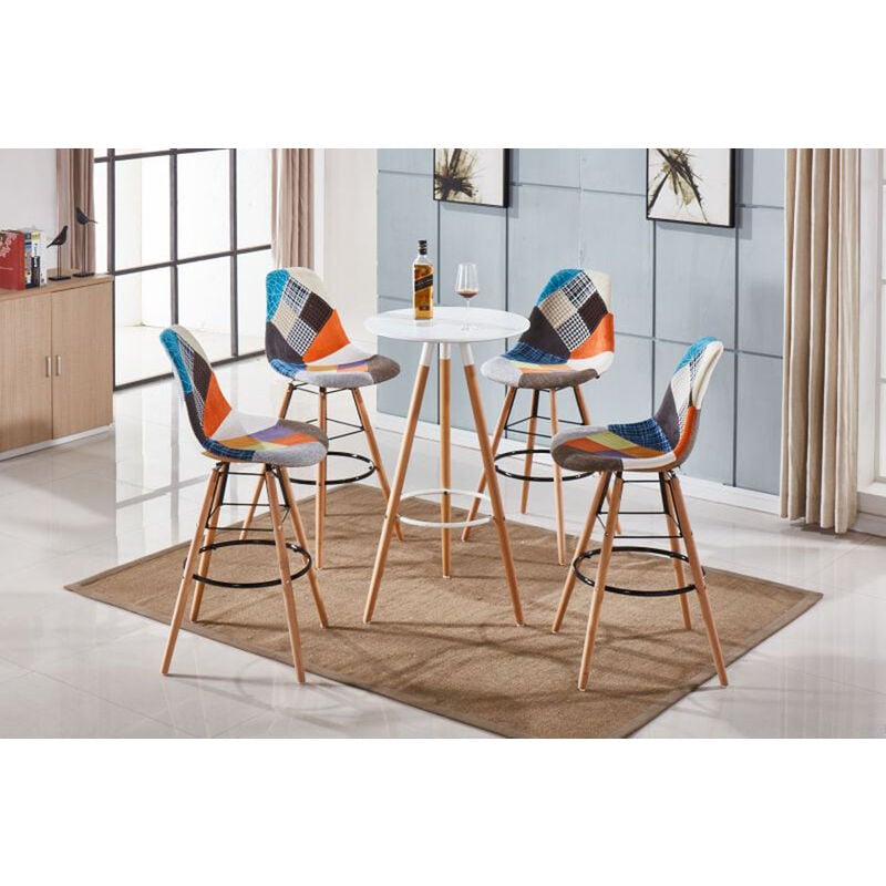 Hobag - Lot de Quatre tabourets scandinaves jul collector