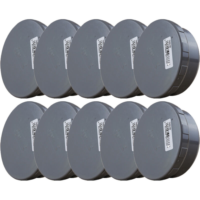 10 tampons de visite PVC mâle Ø100 - First Plast