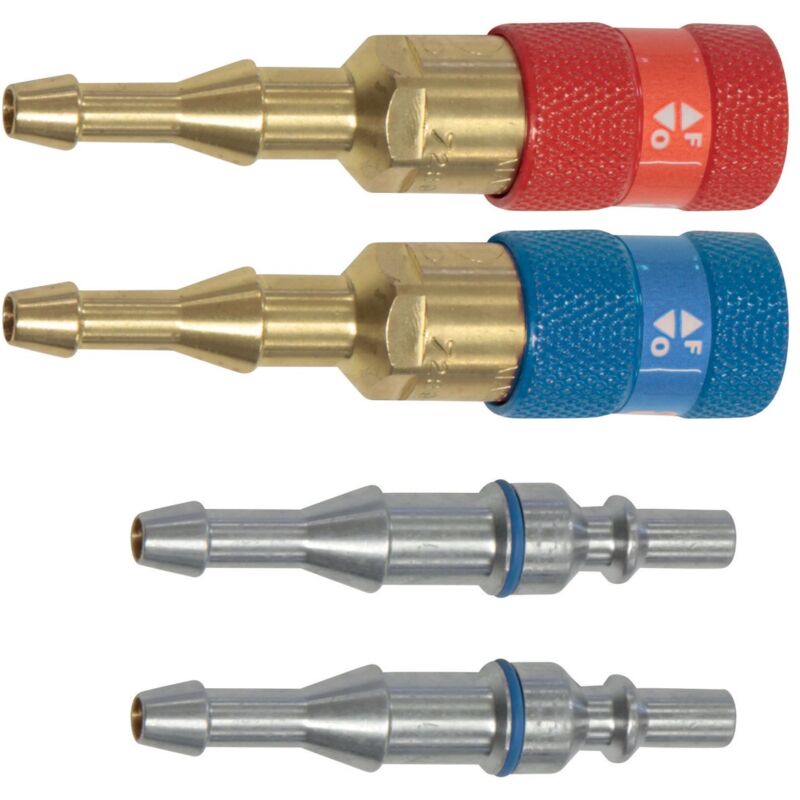 GYS - Lot de 2 raccords rapides ox & ad + 4 colliers ø 6.3 mm 039087