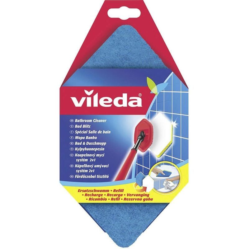 Vileda - Lot de recharges pour nettoyeur salle de bain 116499 V570251