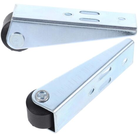 Lot de Roulettes Silencieuses pour Meubles et Rails de Porte Coulissante Roues Robustes pour Armoires Tables à Manger Bureaux et Placards Glissement Fluide et Capacité de