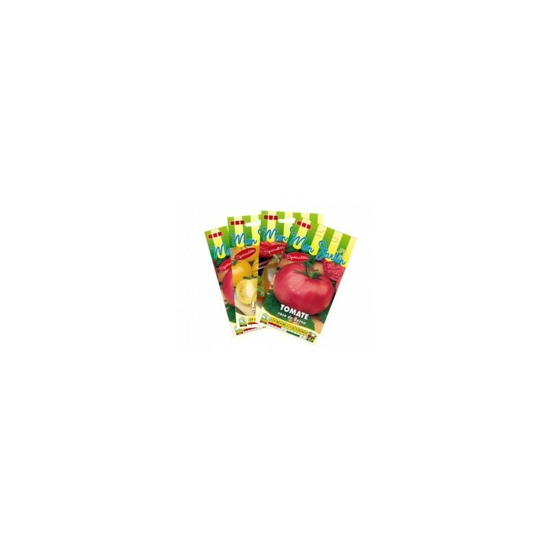 Grainesbocquet - Lot de Tomates colorées (4 sachets de graines à semer) - 1,1g
