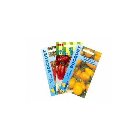Lot de Tomates spéciales Apéritif (3 sachets de graines à semer) - 1,5g