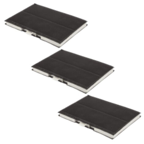 Lot de trois filtres de charbon actif pour Hotte BOSCH 00705432