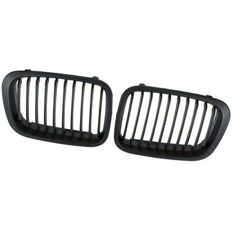 Tuserxln - Lot de Une paire (2) Calandres Noires Mat pour bmw E46 Série 3 4 Portes 1998-2001