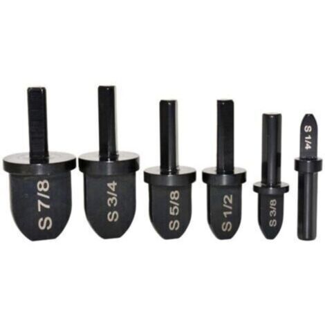 Lot d'outils avec embouts de perage + extension de tubes en cuivre pour visseuse ou perceuse, set de forets pour outil presser, 6 pices