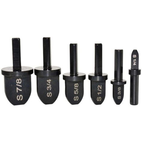 Lot d'outils avec embouts de perçage + extension de tubes en cuivre pour visseuse ou perceuse, set de forets pour outil à presser, 6 pièces