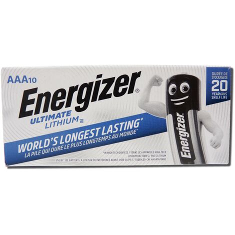 Lot d'une boite de 10 piles L92 + une boite de 10 piles L91 ENERGIZER -  Ultimate - Lithium - 1.5V