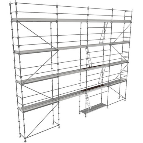 Lot echafaudage 130 M² - R200 PROGRESS FIRST (lisses) - TUBESCA COMABI - 12 m