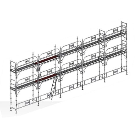 Lot échafaudage de façade Ø 45 mm - 96 m2
