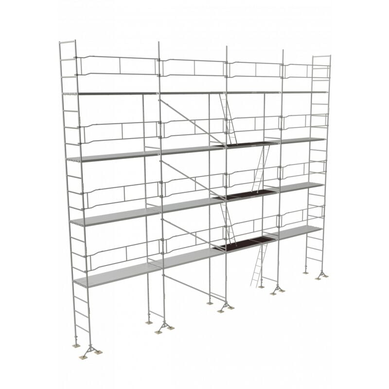 Lot échafaudage de maçon M49 Expert 130m² Tubesca Comabi