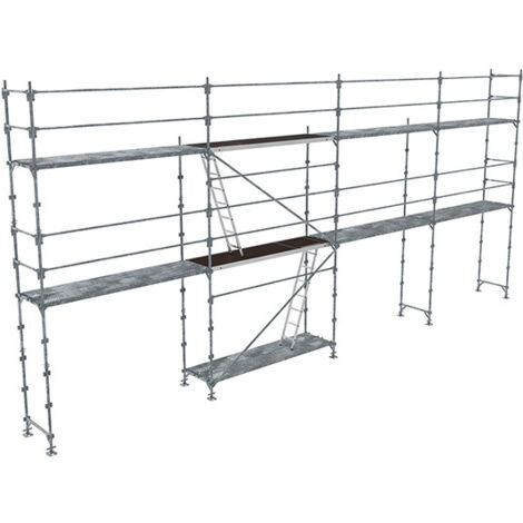 Lot échafaudage fixe de façade R200 Progress Budget 78 m² Tubesca Comabi