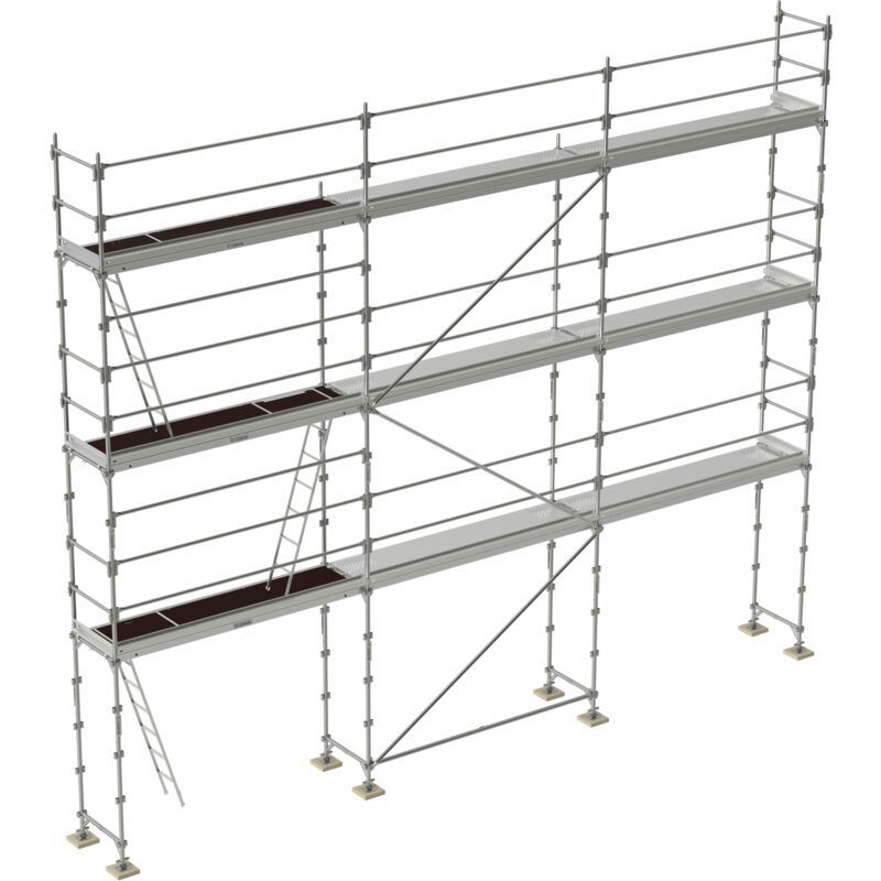 Tubesca Comabi - Lot Echafaudage fixe de façade R200 Progress First 80 m² (lisse)