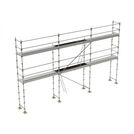 Lot échafaudage R200 Progress Budget 60 m² complet Tubesca Comabi