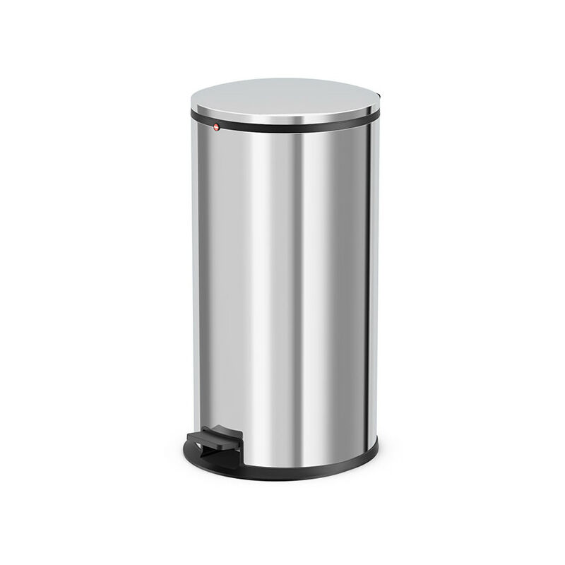 Poubelle à pédale Pure xl 44l - Inox - h. 70 cm - Soft-Close - Hailo