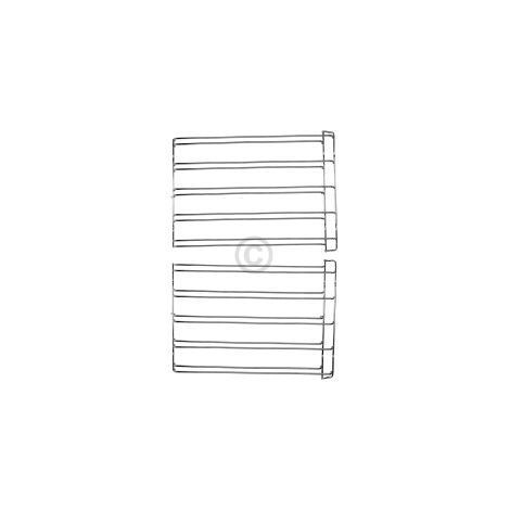 Lot grilles latérales gauche et droite pour Four ELECTROLUX 4055492146