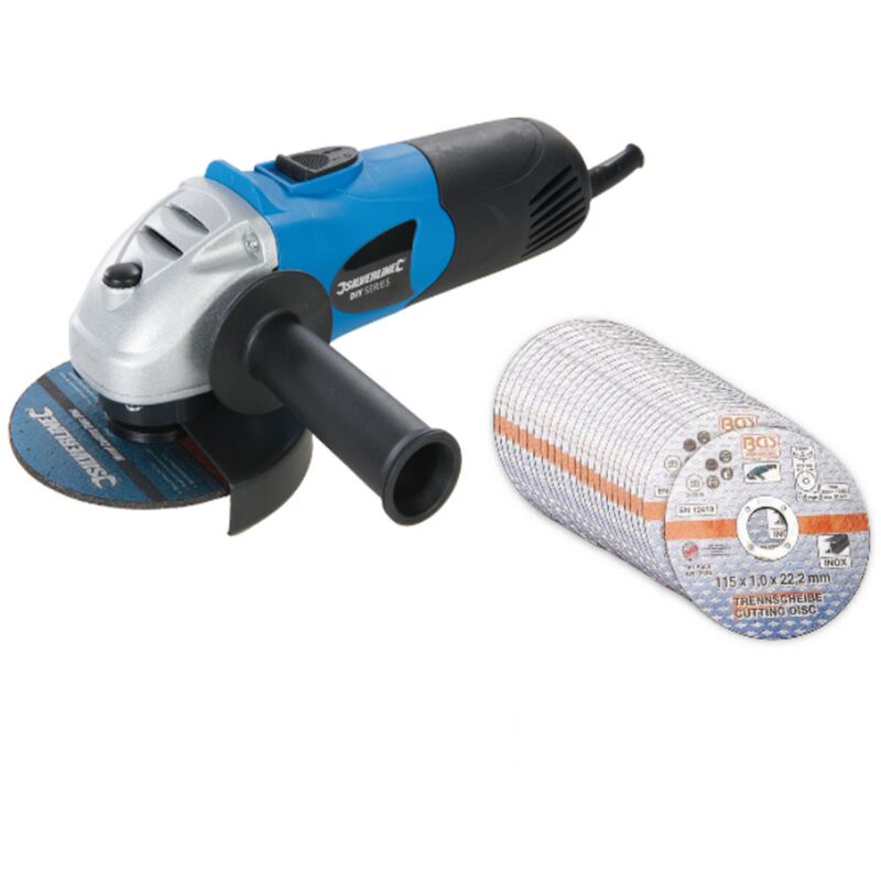 Promo lot meuleuse 650w + 25 disques 115 x 1 x 22.2 mm