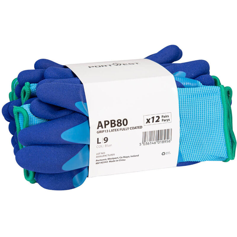 Dermiflex Essential Multipack (pk12) - Größe S - Blau - Portwest