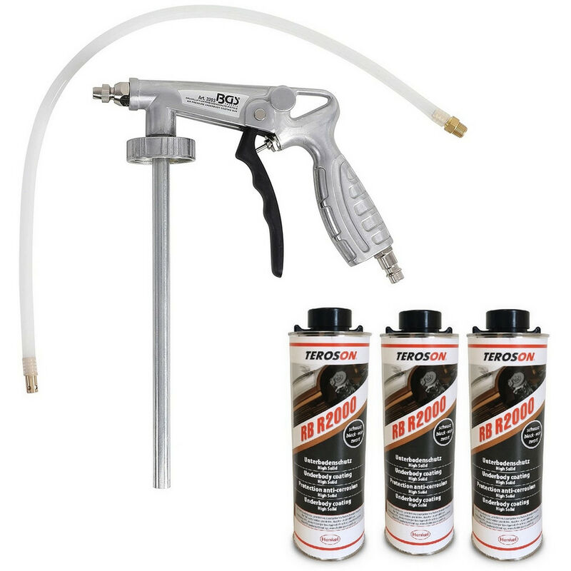 Lot pistolet a blackson et 3 antigravillons noir teroson rb r2000