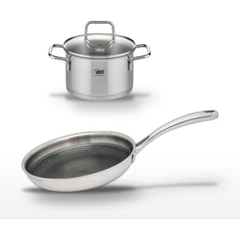 Lot Poêle 24cm & Faitout 14cm Elo Relief Evolution