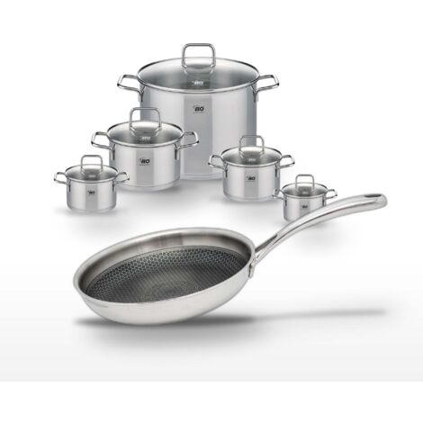 Lot Poêle 28 cm Elo Relief Evolution & 5 Faitouts Elo Citrin