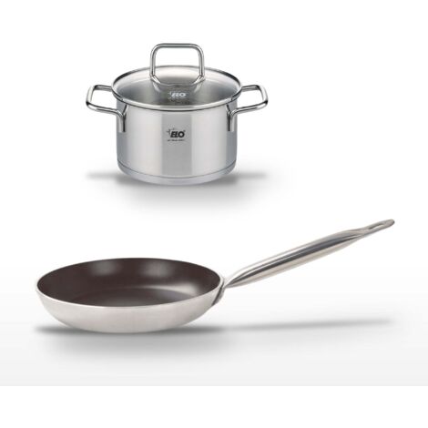 Lot Poêle 32 cm céramique Elo Bistro Line & Faitout 20 cm Elo