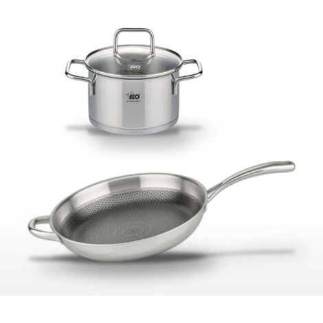 Lot Poêle 32 cm & Faitout 20 cm Elo Relief Evolution