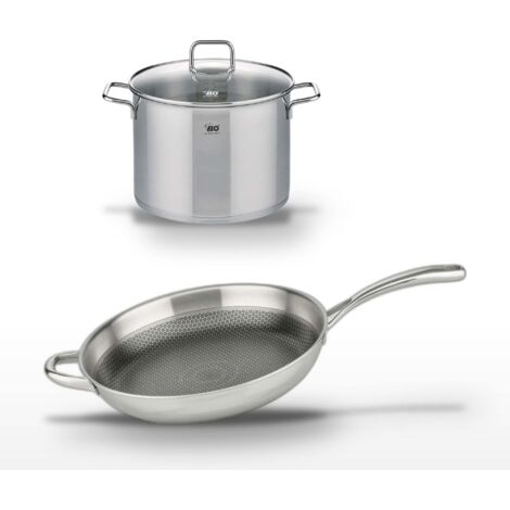 Lot Poêle 32 cm & Faitout 26 cm Elo Relief Evolution