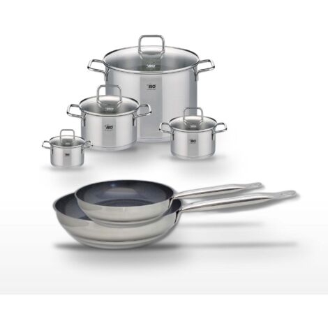 Lot Poêles 24/28 cm et Faitouts 12/16/20/26 cm Elo Profi Therm Platinum