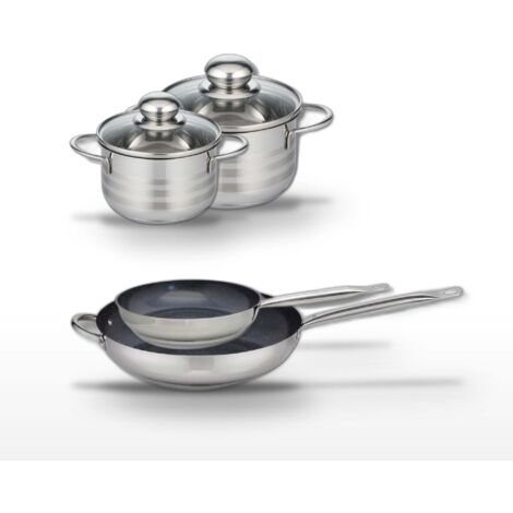 Lot Poêles 24/32 cm et Faitouts 12/14 cm Elo Profi Therm Platinum