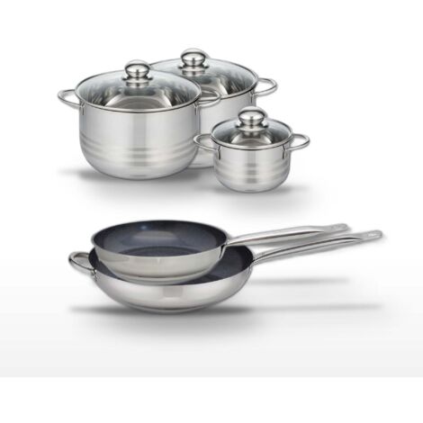 Lot Poêles 28/32 cm et Faitouts 14/20/24 cm Elo Profi Therm Platinum