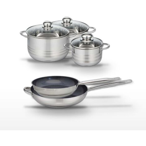 Lot Poêles 28/32 cm & Faitouts 16/20/24 cm Elo Profi Therm Platinum