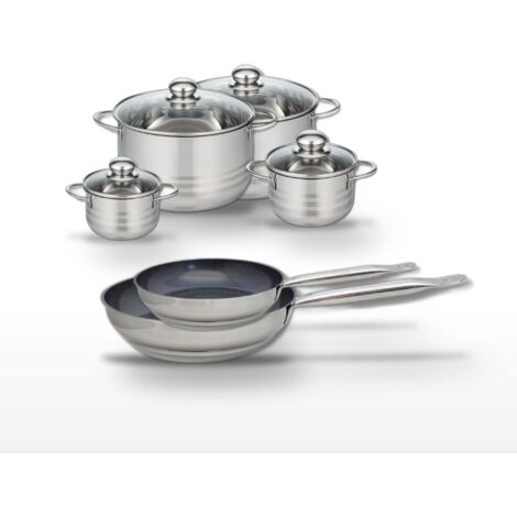 Lot Poêles céramique 24/28 cm & Faitouts Elo Profi Therm Platinum