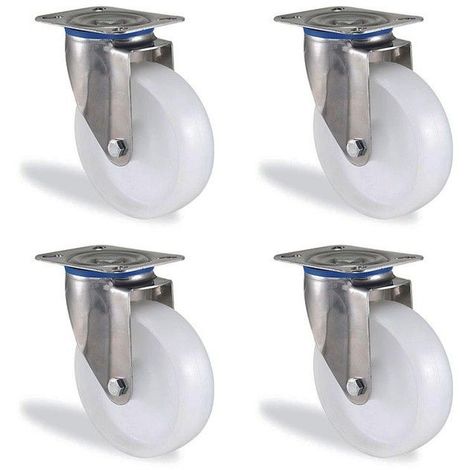 Roulette pivotante diamètre 100 mm pour chariot de four cuisson