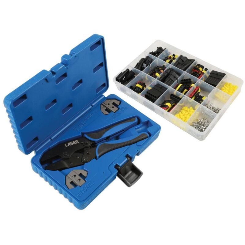 Laser Tools - Connecteurs electriques etanches superseal et pince a sertir