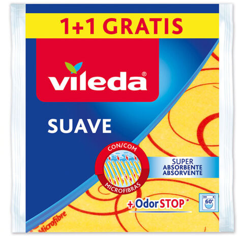 Lot VILEDA de 2 Chiffons doux microfibres