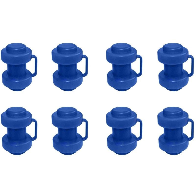 Sos Trampoline - Lot x 8 - Embout pour Montant Filet Trampoline avec Sangle