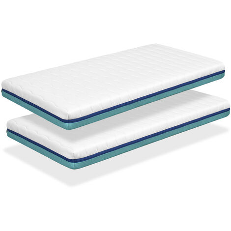 DORMALIT 90X200 BASIC PRO, Alto 13 CM, Sfoderabile, Ergonomico, Traspirante, Lavabile, Memory. Ideale per letto estraibile