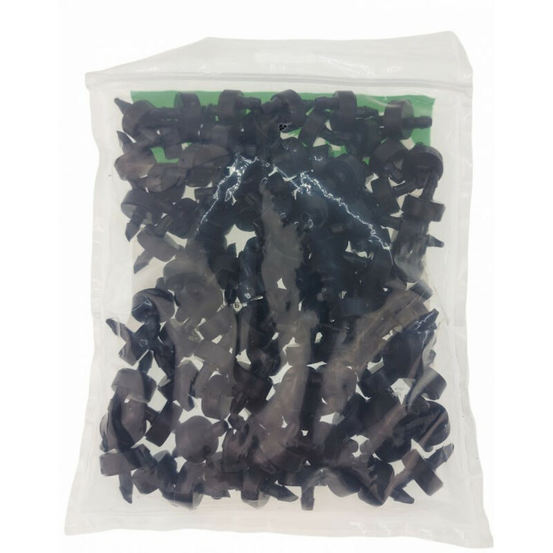 

Lote 100 goteros autorregulables 4L/H negro