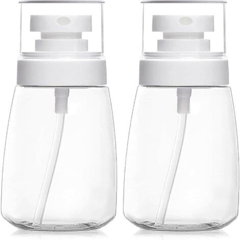 Lote 2 Frascos Pulverizadores 100ml, Vaporizador Portátil Recargable, Tónico, Perfume, Limpiador