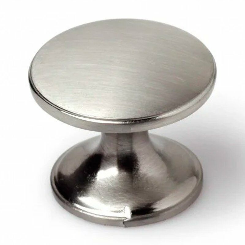 

Lote 4 pomos de níquel satinado para mueble 33mm
