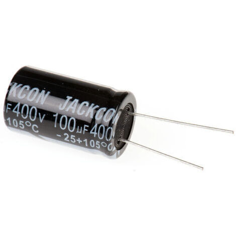 Lote de 10 condensadores de 100 µF, 400 V CC, 18 x 30 mm.