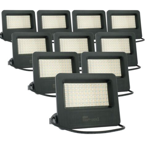 Lote de 10 reflectores LED para exteriores 50W Brillo fuerte STRONG P65