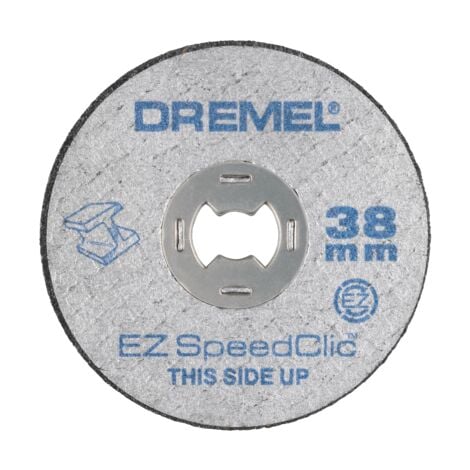 LOTE de 12 Discos de Corte SpeedClic EZ Ø38 MM Espesor 1,2 MM DREMEL - 2615 S456 JD